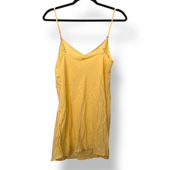 Free People Camisole Mini Dress Yellow - Picture 3 of 5
